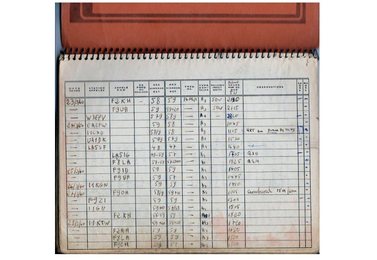 carnet de trafic 1960