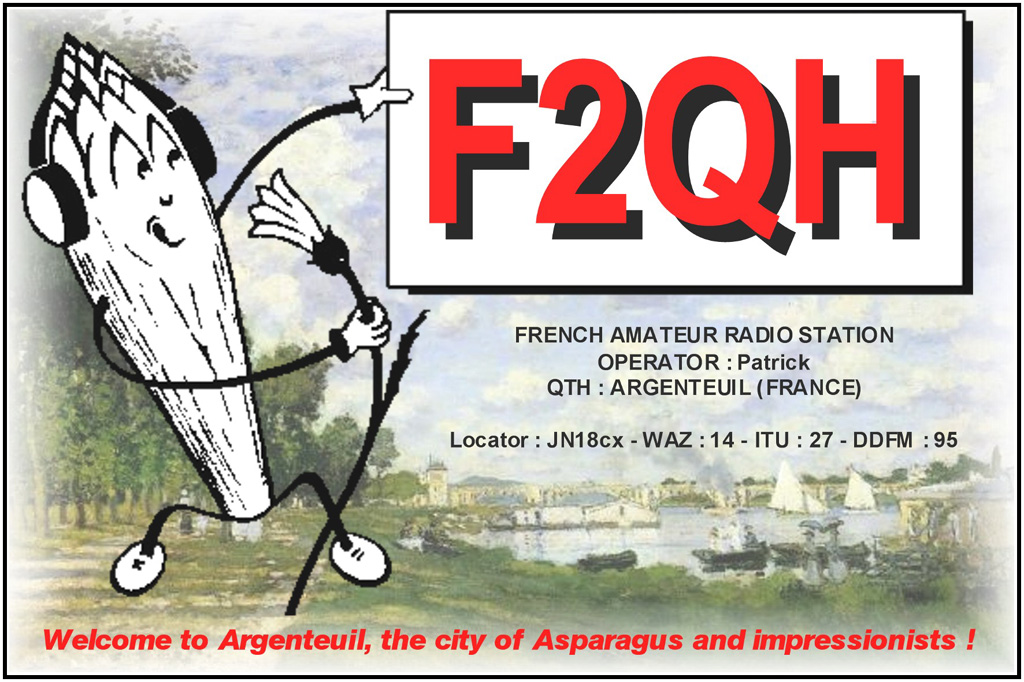 carte QSL F2QH