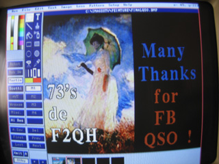 IMAGES SSTV REçue