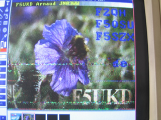 IMAGES SSTV REçue