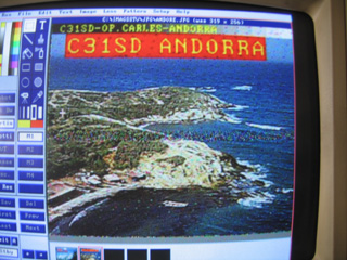 IMAGES SSTV REçue