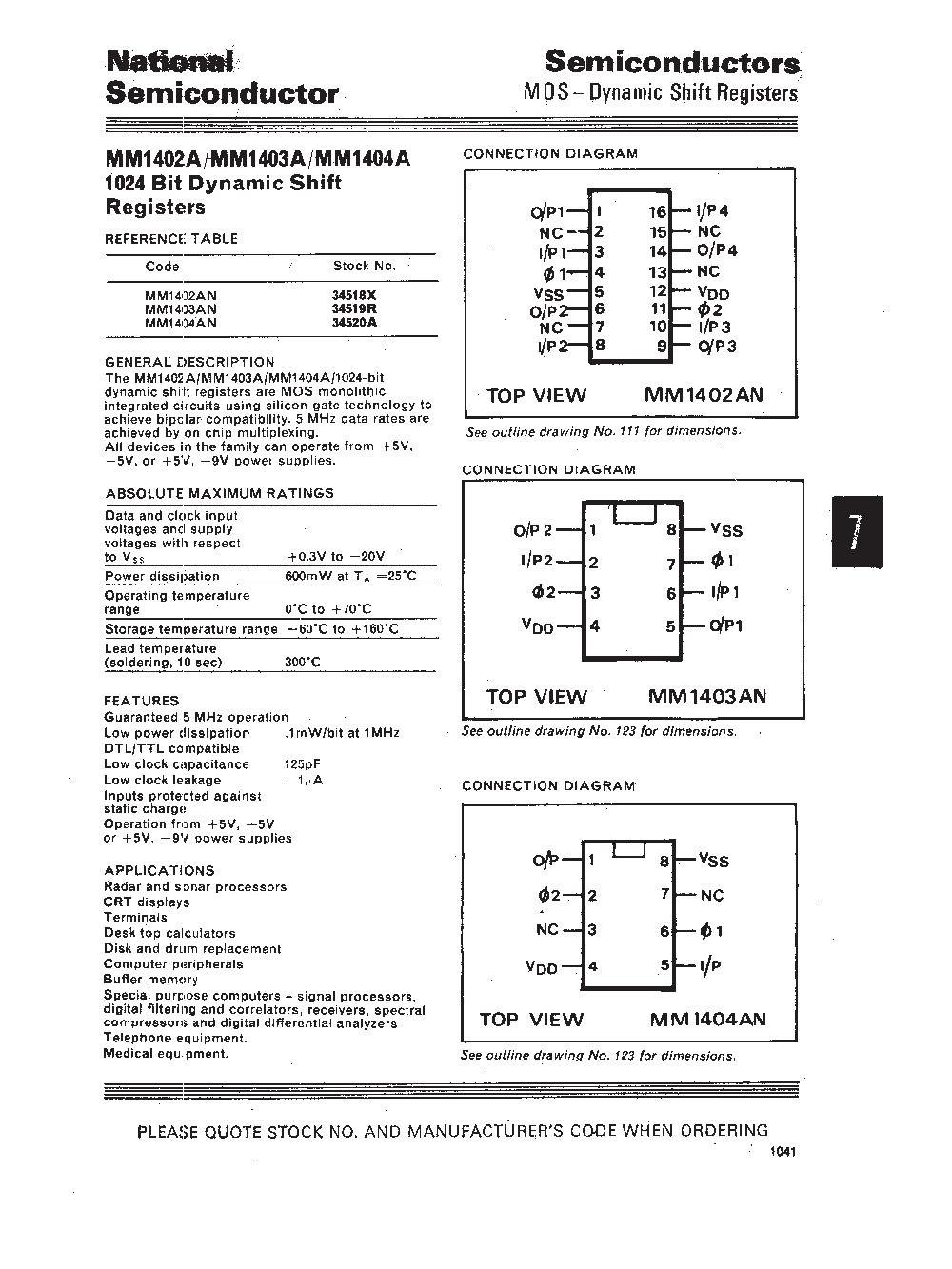 registre a decalage 1024 bits