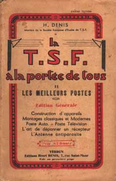 LA T.S.F. A LA PORTEE DE TOUS